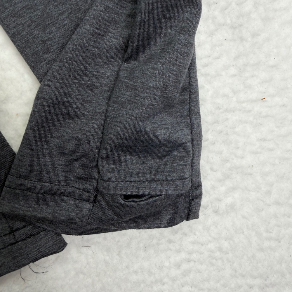 Tek Gear Quarter Zip Pullover Mens M Charcoal Gray Soft Tek UPF 40 Thumbhole NEW - Picture 5 of 8